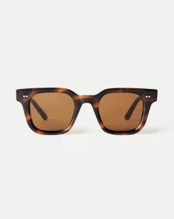 04 Sunglasses in Brown Multi>Veronica Beard Hot