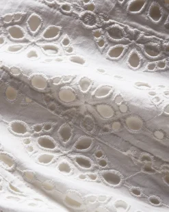 Aderes Cotton Eyelet Shirt in>Veronica Beard Clearance