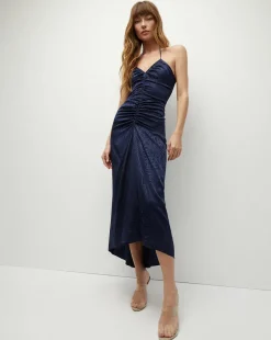 Aldana Stretch-Silk Dress>Veronica Beard