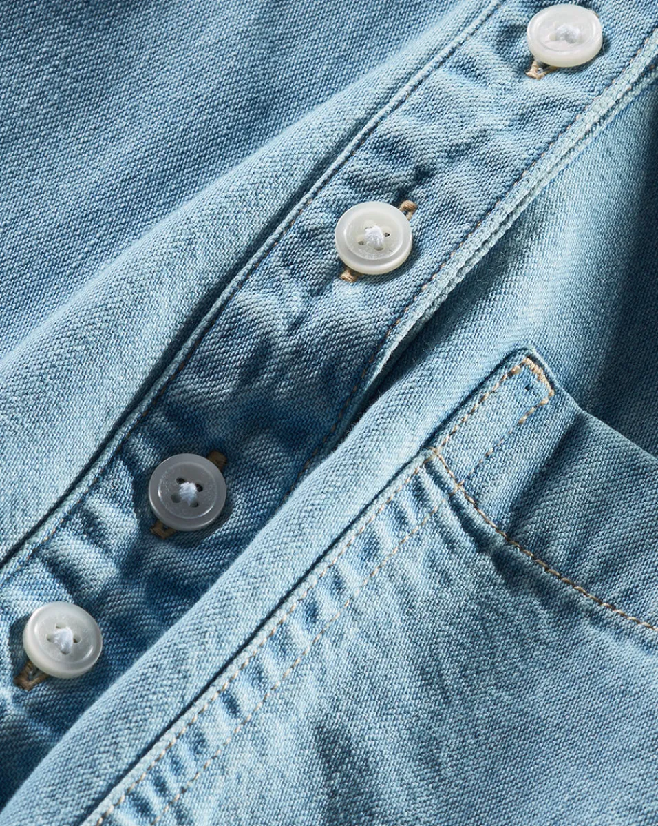 Almera Chambray Button-Down Top in>Veronica Beard Best