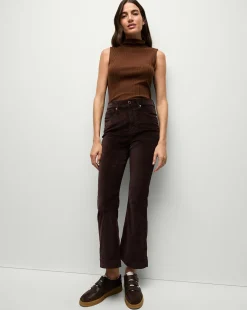 Alora Top in Dark Cocoa>Veronica Beard New