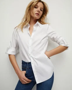 Amelia Button-Down Shirt in>Veronica Beard Best