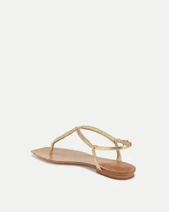 Amelia Metallic T-Strap Sandal><noscript><img width=