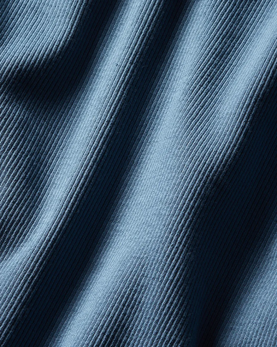 Anabel Slate Blue Puff-Sleeved Top>Veronica Beard Clearance