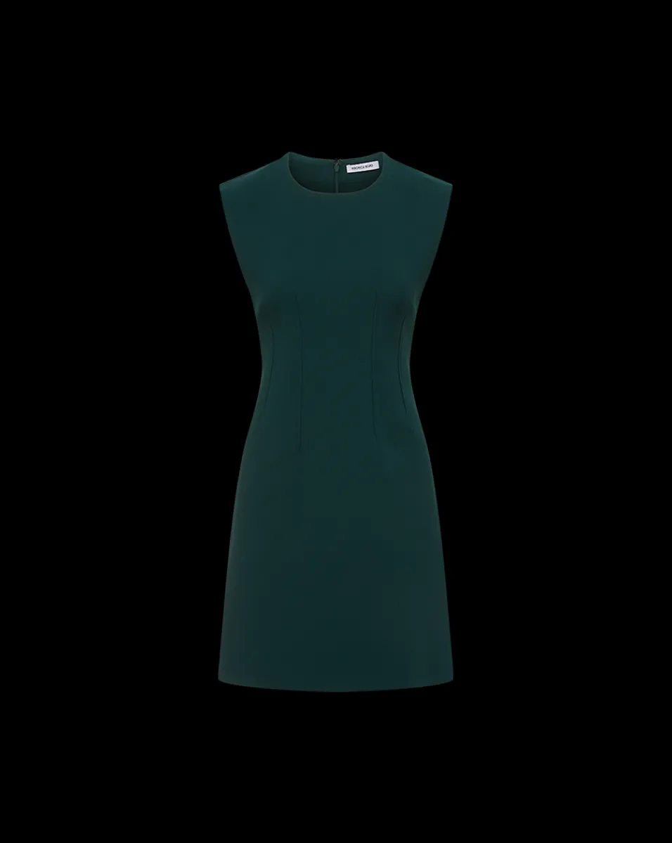 Anais Sheath Dress in Emerald Green>Veronica Beard Clearance
