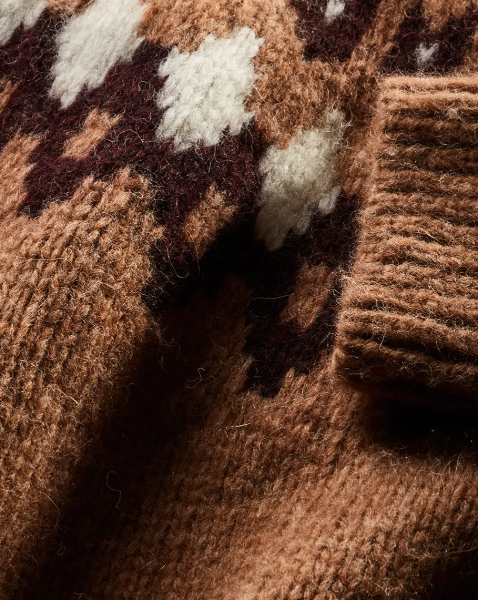 Anne Fairisle Pullover in Russet Multi>Veronica Beard Discount