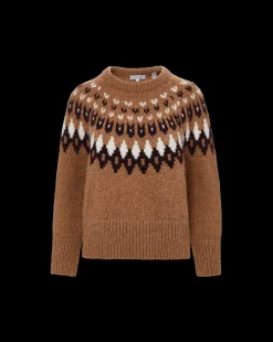 Anne Fairisle Pullover in Russet Multi><noscript><img width=