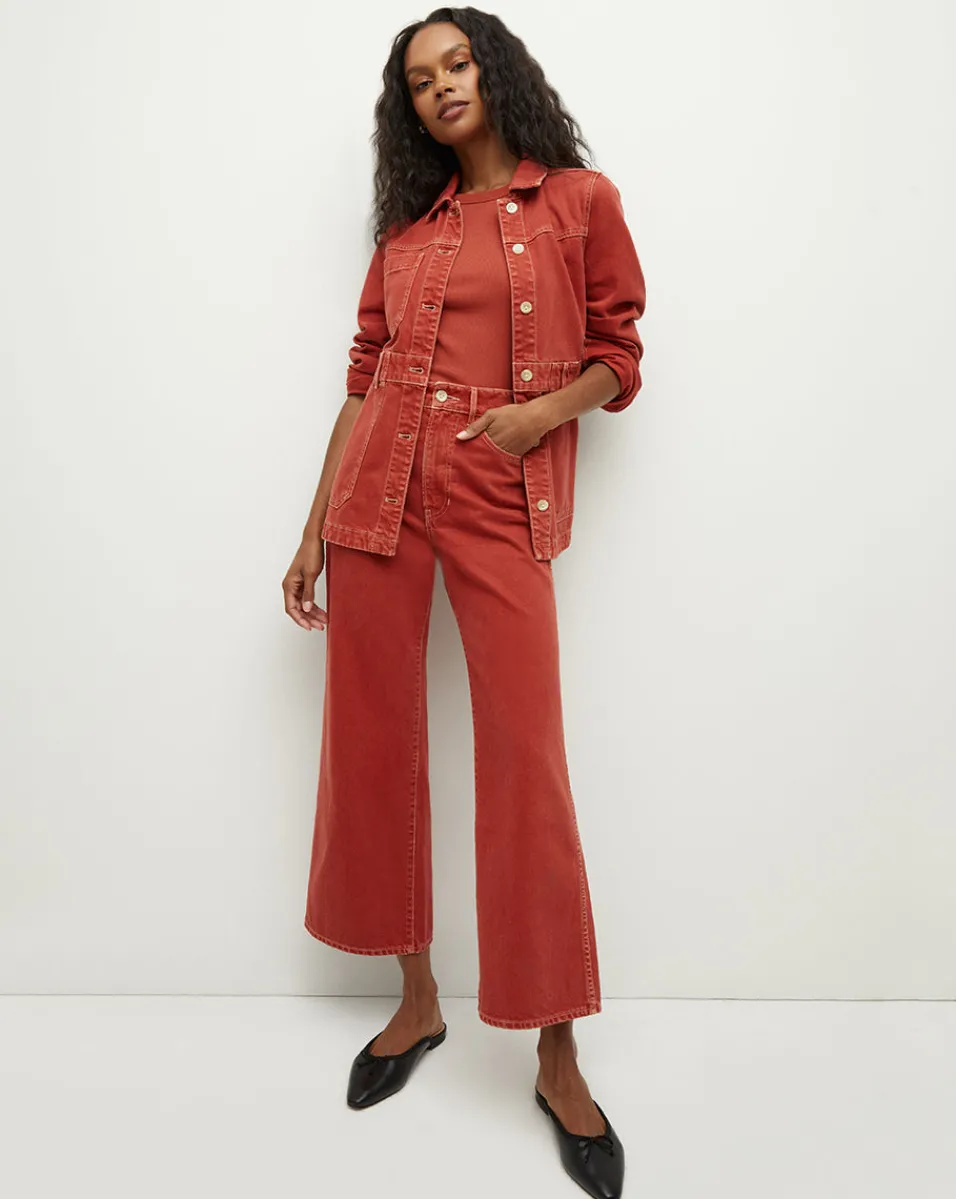 Anzu Jacket in Brick Red>Veronica Beard Online