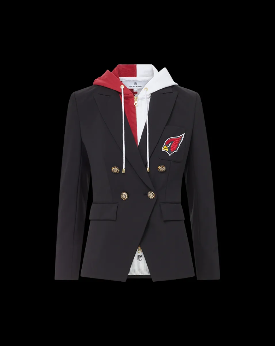Arizona Cardinals Dickey Jacket in Black/Gold>Veronica Beard Outlet