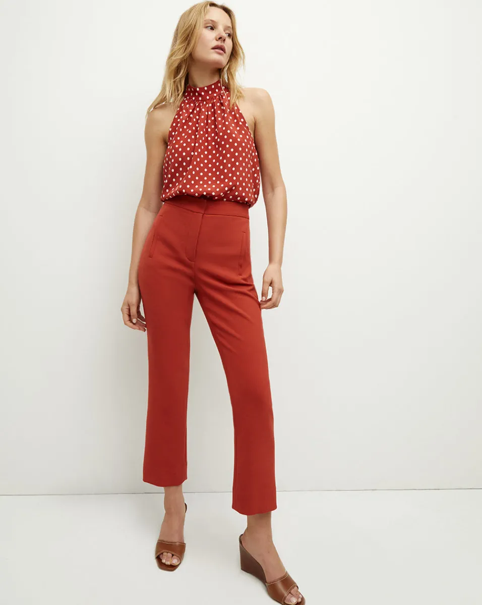 Arte Pant in Brick Red>Veronica Beard Online