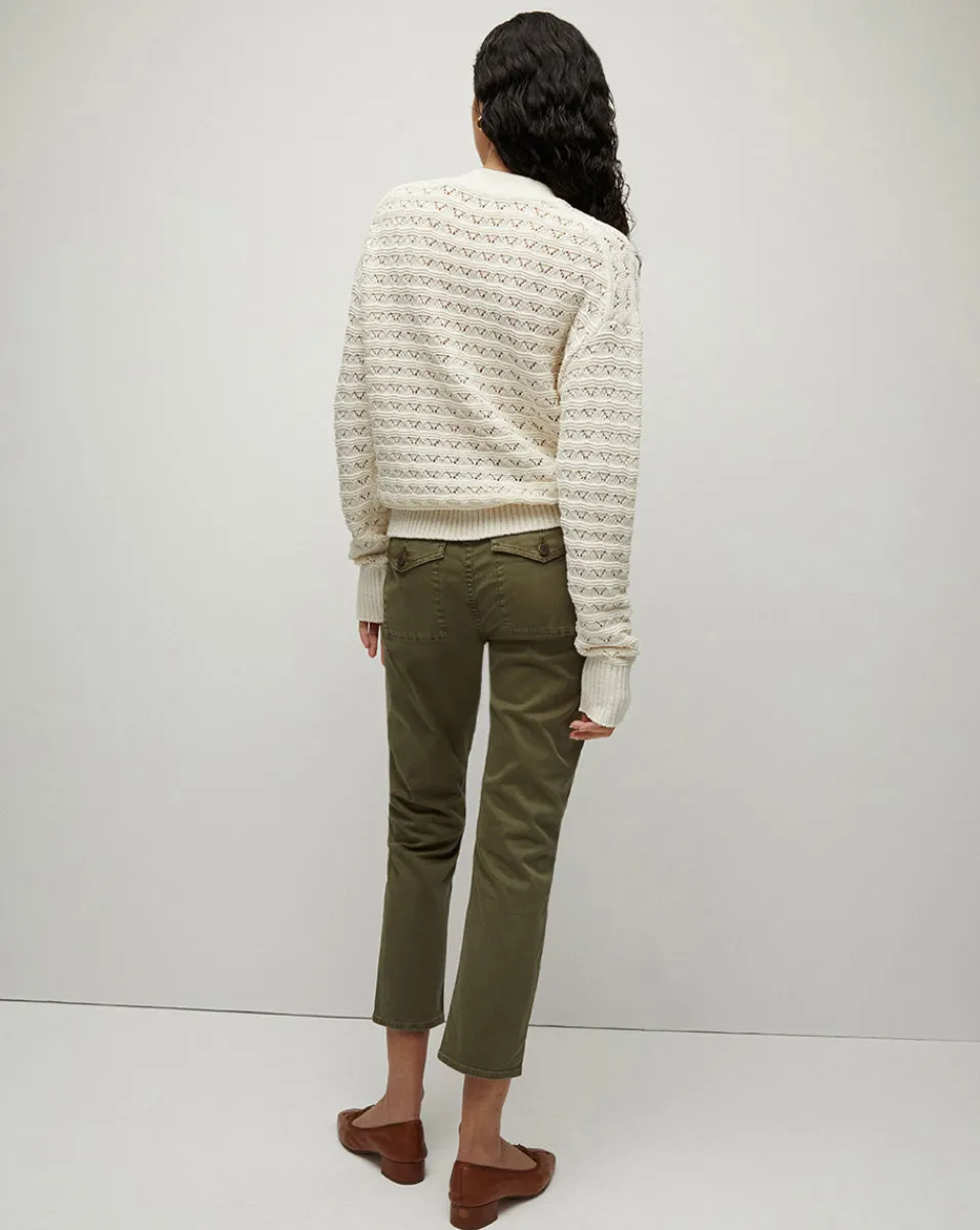 Arya Straight-Leg Pant in>Veronica Beard Clearance
