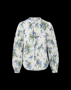 Ashlynn Cotton Top in Off-White Multi><noscript><img width=