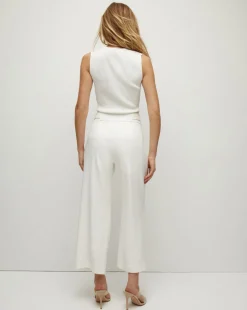 Aubrie Women's Linen Cropped Pant in><noscript><img width=