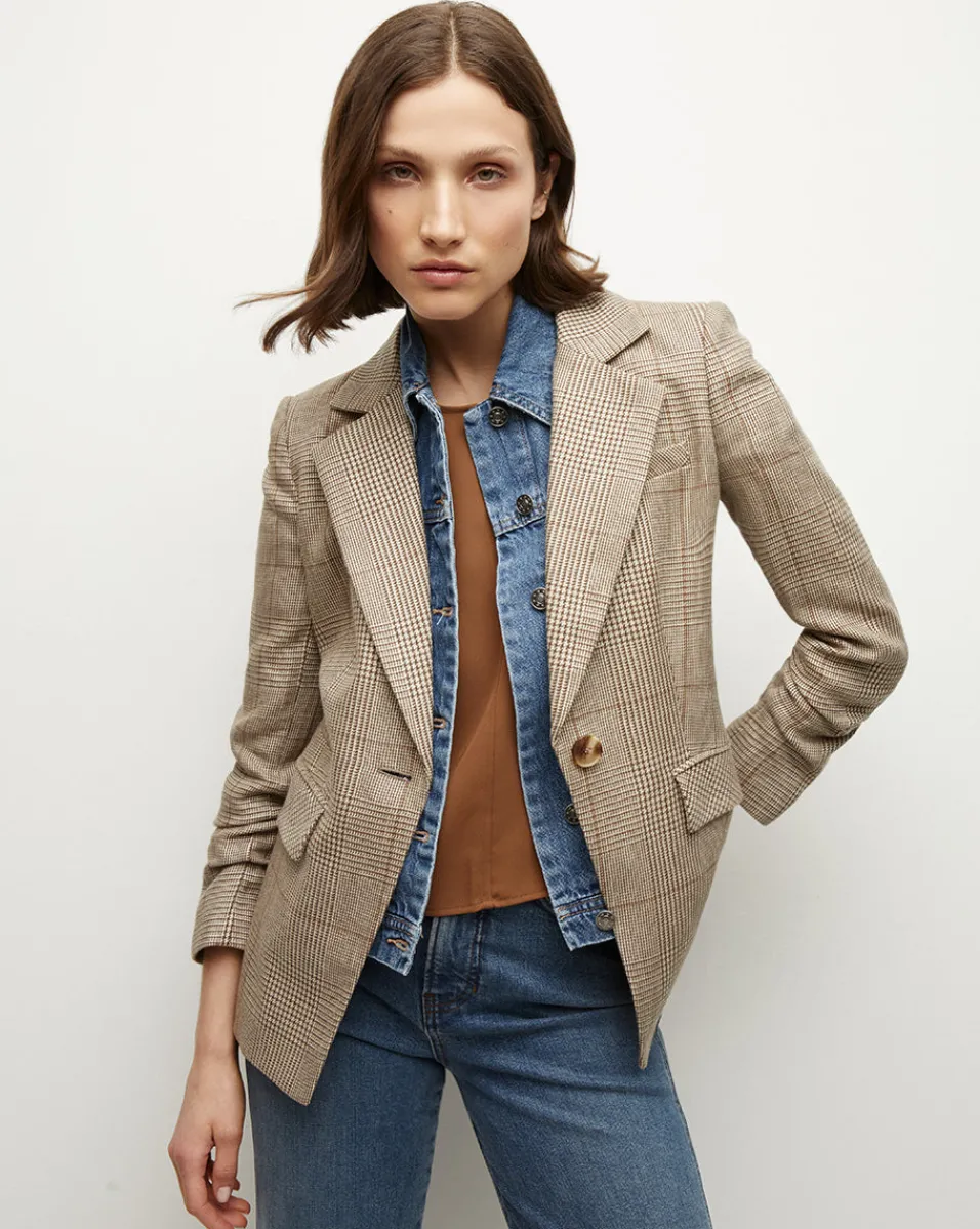 Battista Plaid Dickey Jacket in>Veronica Beard New