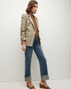 Battista Plaid Dickey Jacket in>Veronica Beard New