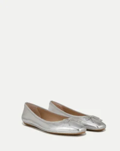 Beatrix Metallic Ballet Flat>Veronica Beard Hot