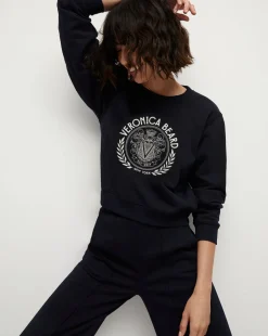 Beaumont Logo Sweatshirt in>Veronica Beard Hot