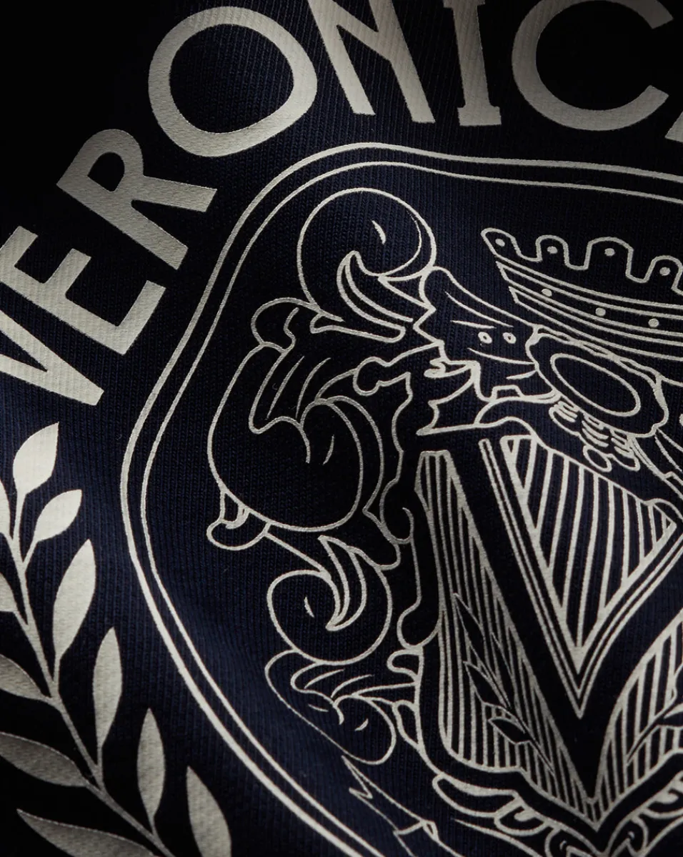 Beaumont Logo Sweatshirt in>Veronica Beard Hot