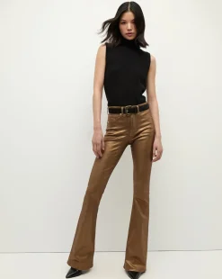 Beverly Skinny Flare Jeans in Bronze>Veronica Beard Outlet