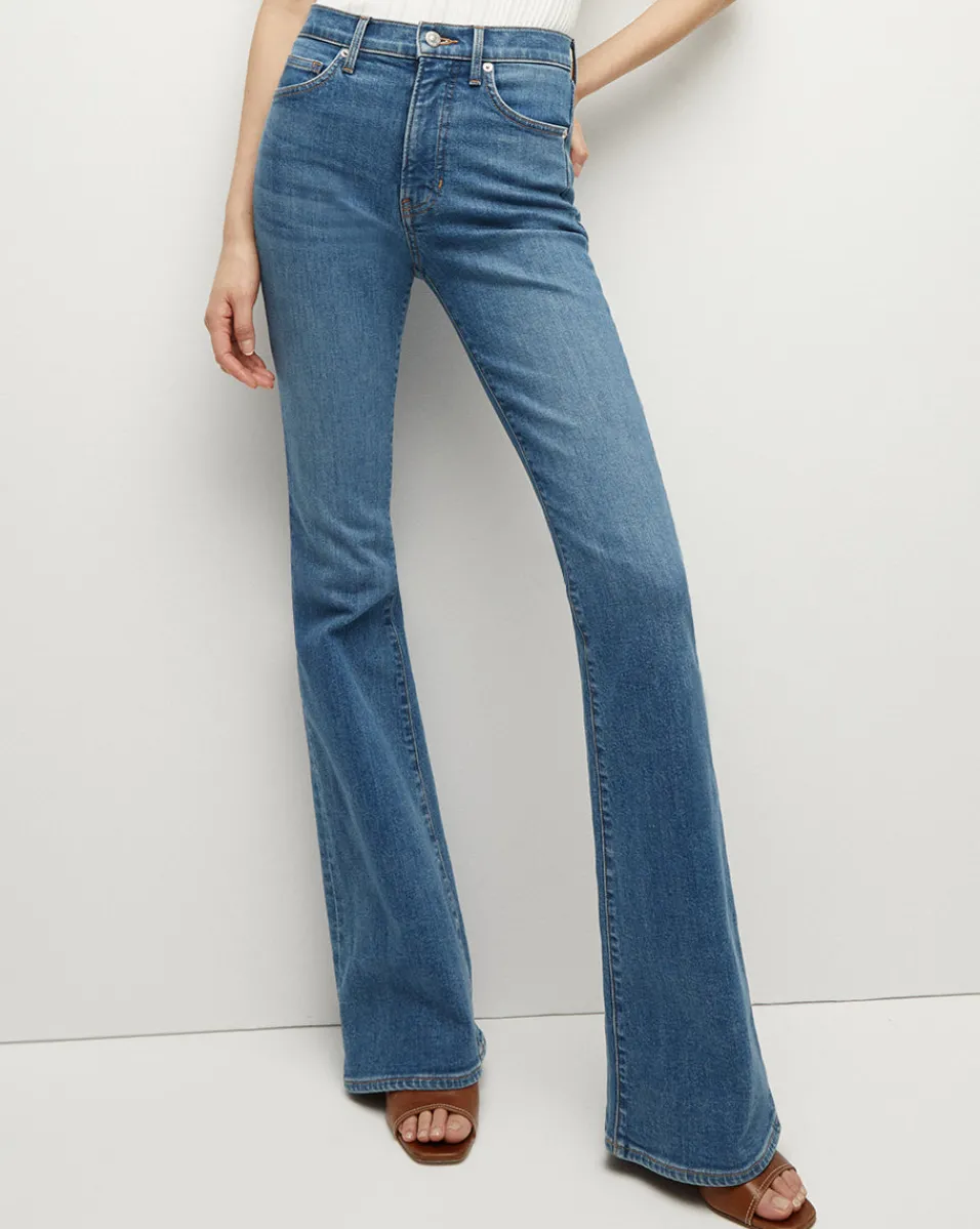 Beverly Skinny-Flare Jean in Sedona River>Veronica Beard