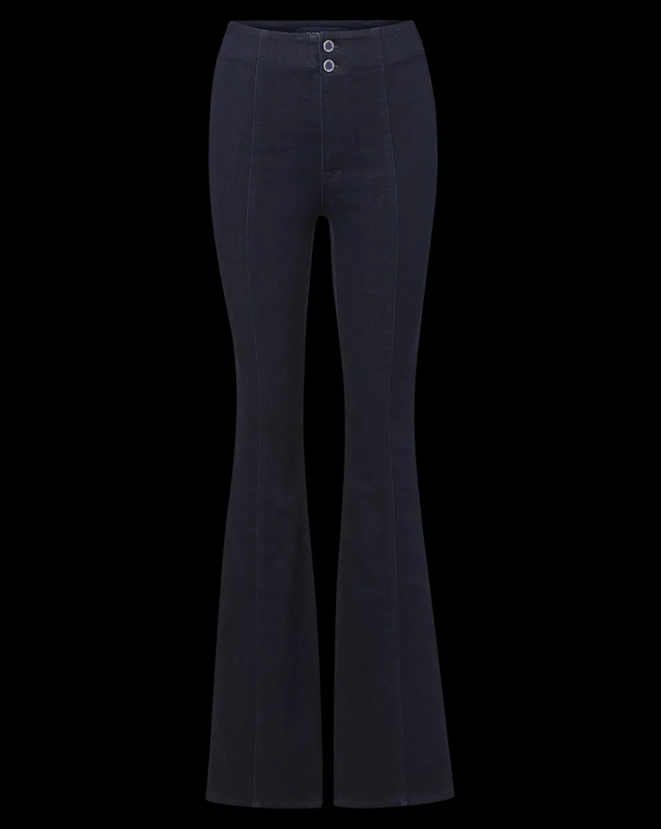 Beverly Skinny-Flare Jean in Indigo Wash>Veronica Beard Outlet