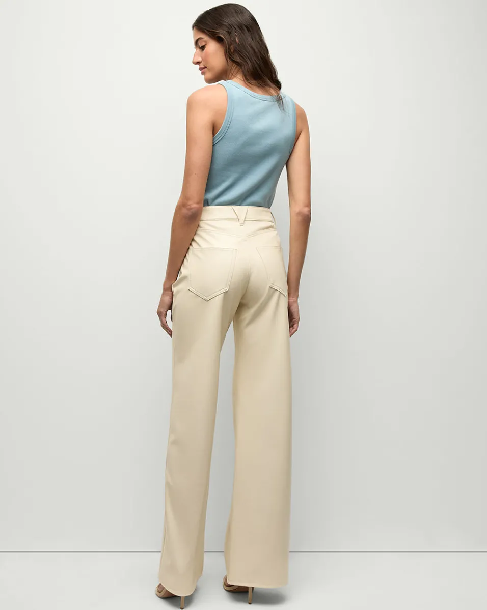 Birke Scoop-Neck Tank Top in Light Blue>Veronica Beard Sale