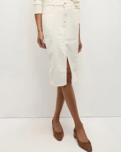 Breves Corduroy Midi Skirt in>Veronica Beard New