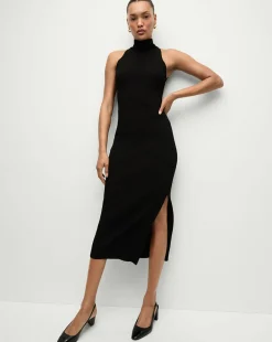 Briggita Knitted Halter Dress in>Veronica Beard Best