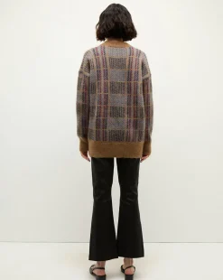 Bristol Plaid Sweater in Russet><noscript><img width=