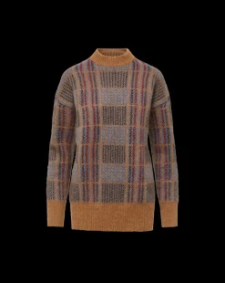 Bristol Plaid Sweater in Russet><noscript><img width=