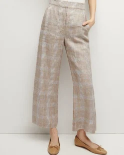 Brixton Linen Pant in Khaki Multi><noscript><img width=