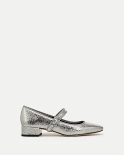 Cade Metallic Mary Jane Ballet Pump in>Veronica Beard Online