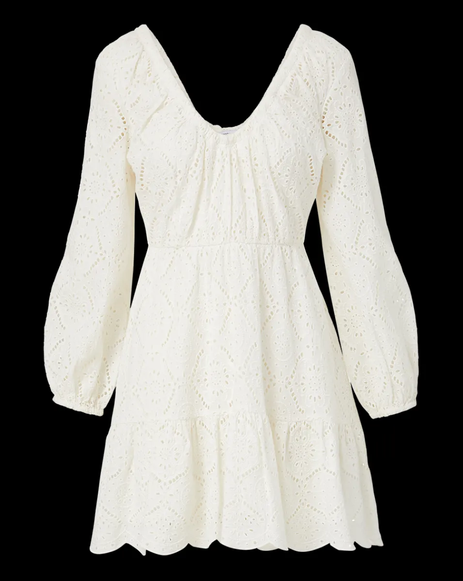 Calibra Eyelet Dress>Veronica Beard