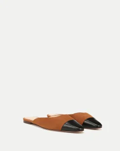 Carlotta Suede Flat in>Veronica Beard