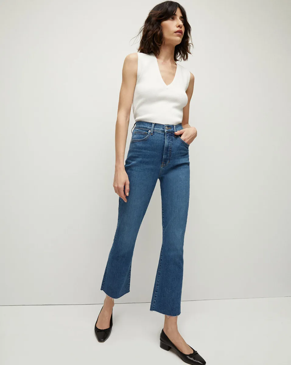 Carolina Skinny Kick-Flare Jean in>Veronica Beard New