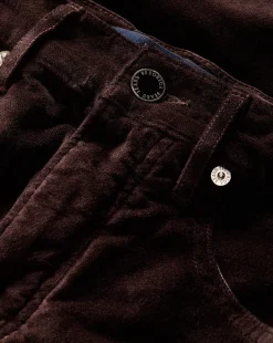 Carson Ankle Flare Velvet in Dark Chocolate><noscript><img width=