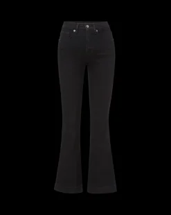 Carson Black Washed Kick-Flare Jeans><noscript><img width=