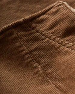 Carson Corduroy Kick-Flare Jeans in Brown><noscript><img width=