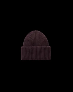 Cashmere Foldover Beanie in Dark Chocolate><noscript><img width=