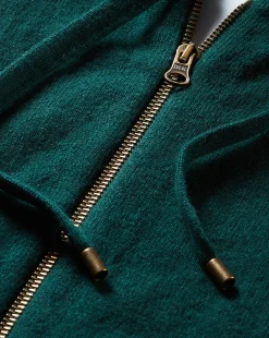 Cashmere Hoodie Dickey in Dark Green><noscript><img width=