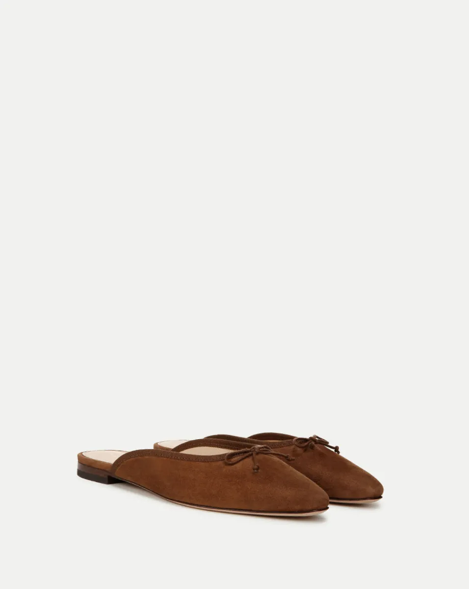 Catherine Suede Mule in>Veronica Beard Discount
