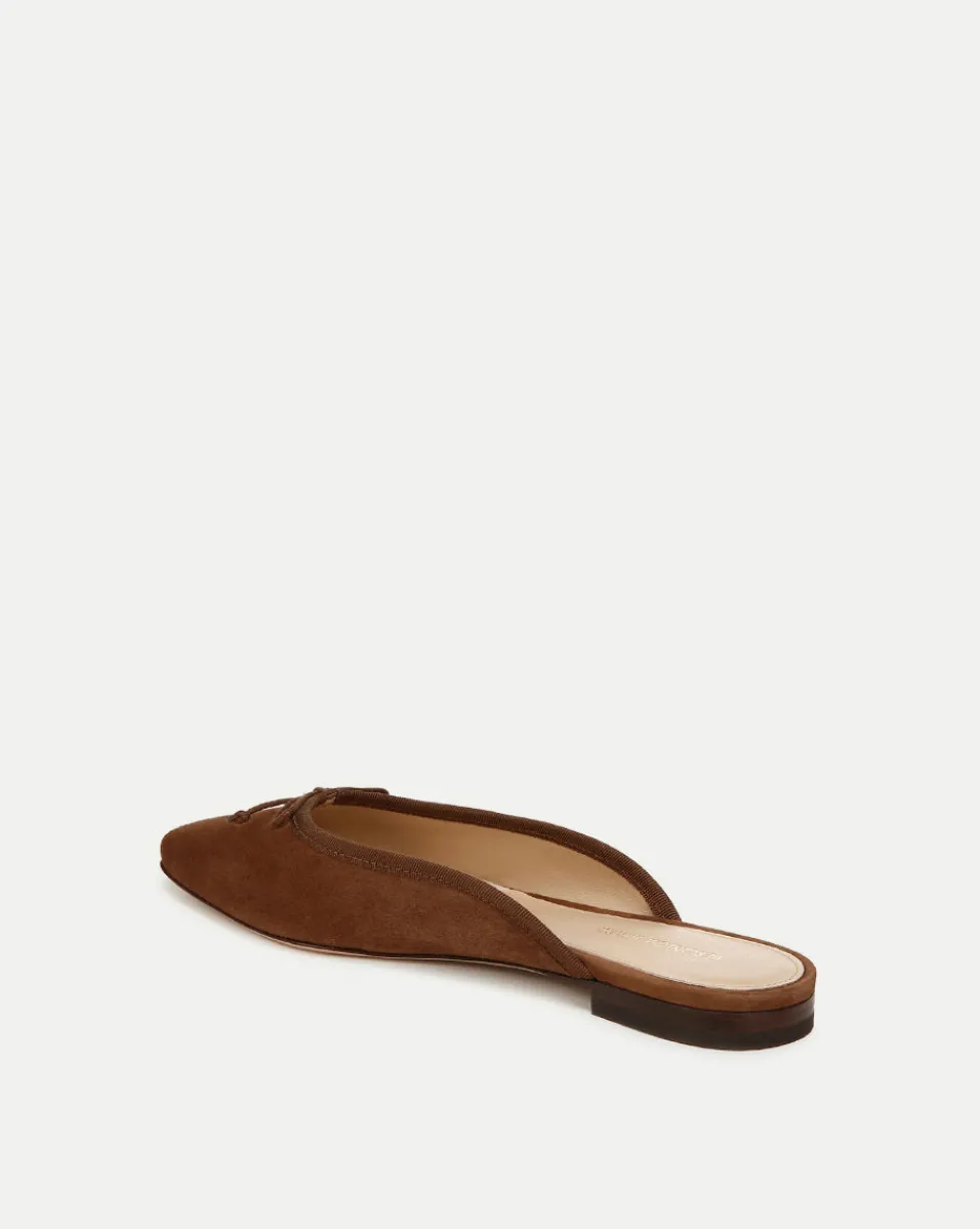 Catherine Suede Mule in>Veronica Beard Discount