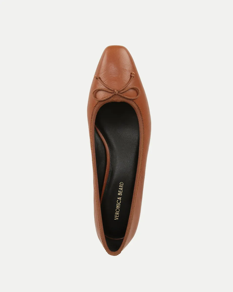 Cecile Leather Ballet Pump>Veronica Beard Online