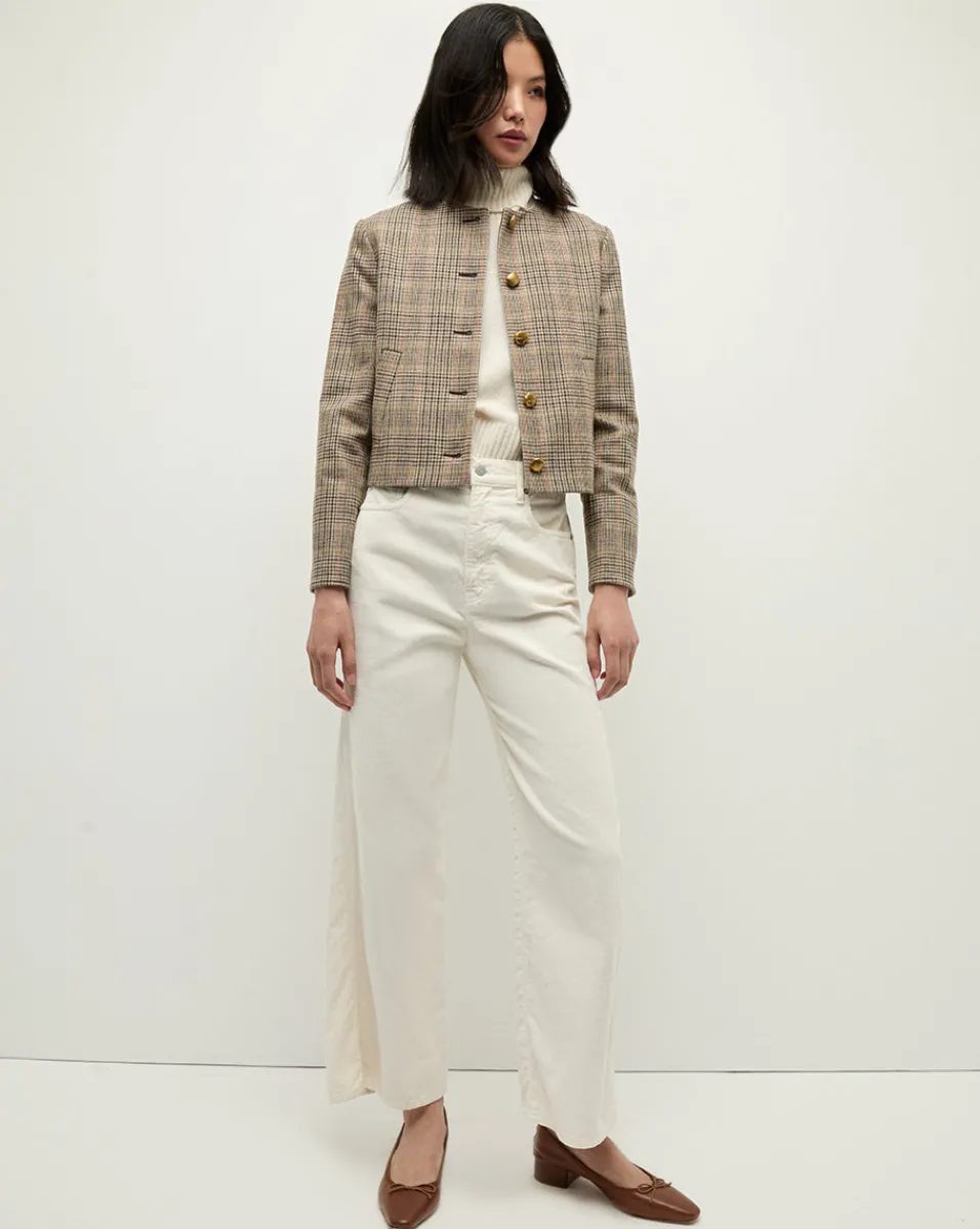 Cecile Leather Ballet Pump>Veronica Beard Online