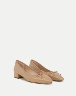 Cecile Leather Ballet Pump in>Veronica Beard Clearance