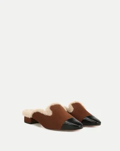 Cecile Shearling Mule in>Veronica Beard Online