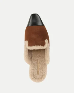 Cecile Shearling Mule in><noscript><img width=