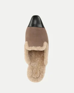 Cecile Shearling Mule in><noscript><img width=