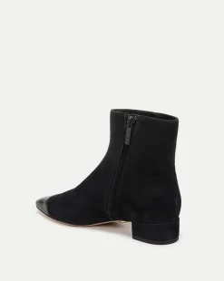 Cecile Suede Cap-Toe Bootie in><noscript><img width=
