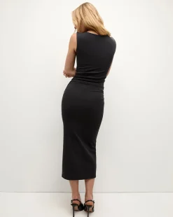 Charissa Stretch-Cotton Maxi Dress in><noscript><img width=